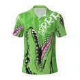thumbnail image 2 of Daiia CROCODILE HEAD Pattern Men’s Polo Shirts,Solid Deck Shirt,Classic Fit, Breathable Cotton Polo for Casual and Sport Wear-Small, 2 of 7