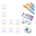 thumbnail image 1 of Mini Lienzo Para Pintar Con Pinturas Y Pinceles 31 Pz blanco, 1 of 5