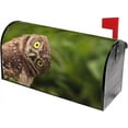 thumbnail image 2 of Funny Owl Tilting Head Mailbox Magnetic Post Mailbox Cover Garden Decor Outdoor Large 25.5" X 21", 2 of 5