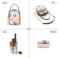 thumbnail image 3 of FORMRS Crossbody Bag for Women Quilted Travel Shoulder Cell Phone Purse with Chain Strap Handbag, Red Butterflies, 3 of 7