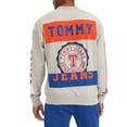 thumbnail image 2 of Men's Tommy Jeans Gray New York Knicks James Patch Pullover Sweatshirt, 2 of 3