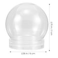thumbnail image 4 of EeaseCA 10pcs Mini Clear Water Globes With Screw Off Cap Empty Snow Globe Making Props Mini Snow Globes, 4 of 7