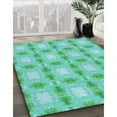 thumbnail image 2 of Ahgly Company Indoor Square Patterned Turquoise Green Area Rugs, 3' Square, 2 of 6