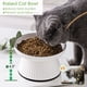 thumbnail image 4 of Cuencos elevados de cerámica para gatos, cuencos elevados para comida o agua, sin estrés, prevención de reflujo, aptos para lavavajillas y microondas, sin plomo ni cadmio, 4 of 6