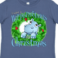 thumbnail image 4 of Inktastic I Want a Hippopotamus for Christmas Boys or Girls Toddler T-Shirt, 4 of 5