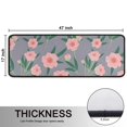 thumbnail image 5 of Kitchen Rugs Sets Of 2,Pioneer Flower Floral Print Pattern Anti Fatigue Kitchen Mat Rugs Non Slip Washable,Decorative Kitchen Floor Mats for Kitchen,Sink,Laundry,17"x47"+17"x47", 5 of 5