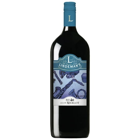 Lindeman's Bin 40 Merlot Red Wine, 1.5L Bottle
