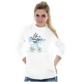 thumbnail image 4 of A Beautiful Ride Pretty Bicycle Women Plus Size Long Sleeve Graphic Tee Brisco Brands 2X, 4 of 5