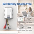 thumbnail image 5 of Redodo 12V 40A DC to DC Charger with MPPT, On-Board Charger for AGM, Gel, SLA, Lithium, Dual Input Battery Charger with LED Indicators&Anderson Connector, Using for RV, Camper, Van, Vehicle, Marine, 5 of 8