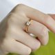thumbnail image 1 of Anillo de corazón de moissanita a la moda para mujer, anillo de boda clásico Simple, amor eterno, regalo de joyería de pareja de San Valentín 2022, 1 of 4