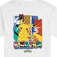 thumbnail image 3 of Pokémon - Pikachu Summer Pattern - Men's Short Sleeve Graphic T-Shirt, 3 of 5
