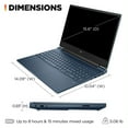 thumbnail image 2 of HP Victus 15.6" Full HD 144Hz Gaming Laptop, Intel Core i5 12450H, 32GB Memory, 1TB SSD, NVIDIA GeForce RTX 3050, Windows 11 Home, WIFI 6, Numeric Pad, Performance Blue, 2 of 5