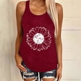 thumbnail image 1 of Fankiway Camisole pour Femme, Débardeur à Imprimé Amusant, Coupe Ajustée, Col Rond, Tunique Sans Manches, T-Shirt, Hauts pour Femmes, Liquidation, Camisoles pour Femmes, 1 of 5