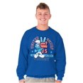 thumbnail image 5 of United Smurf Americana Varsity Sweatshirt for Men or Women Brisco Brands M, 5 of 6