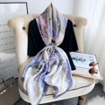 thumbnail image 4 of CAILDANL Fashion Scarves Scarf 100% Silk Feeling Scarf Silk Like Scarves Long Lightweight Sunscreen Shawls for Women, 4 of 7