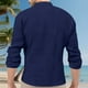 thumbnail image 4 of Seeotter Mens Long Sleeve Shirts Casual Button Collared Shirts Raglan Golf T Shirt, 4 of 7
