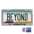 thumbnail image 3 of iPick Image for Ford Platinum in 3D on Silver Real 3K Carbon Fiber Finish ABS Plastic License Plate Frame, Official Licensed, 3 of 7