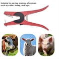thumbnail image 3 of Alicates para Etiquetas de Oreja para Animales. Aplicador de Etiquetas de Oreja para Ganado. Herramienta de Identificación para Cerdos, Vacas y Ovejas., 3 of 5