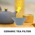 thumbnail image 4 of 2pcs Ceramic Kung Fu Tea Filter Teaware Accessory Tea Strainer Cup Strainer Coffee Filter, 4 of 6