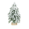 thumbnail image 1 of Miniature Festive Tabletop Trees Set Wood Base For Seasonal Home Kitchen And Dining Table Centerpiece, 1 of 3
