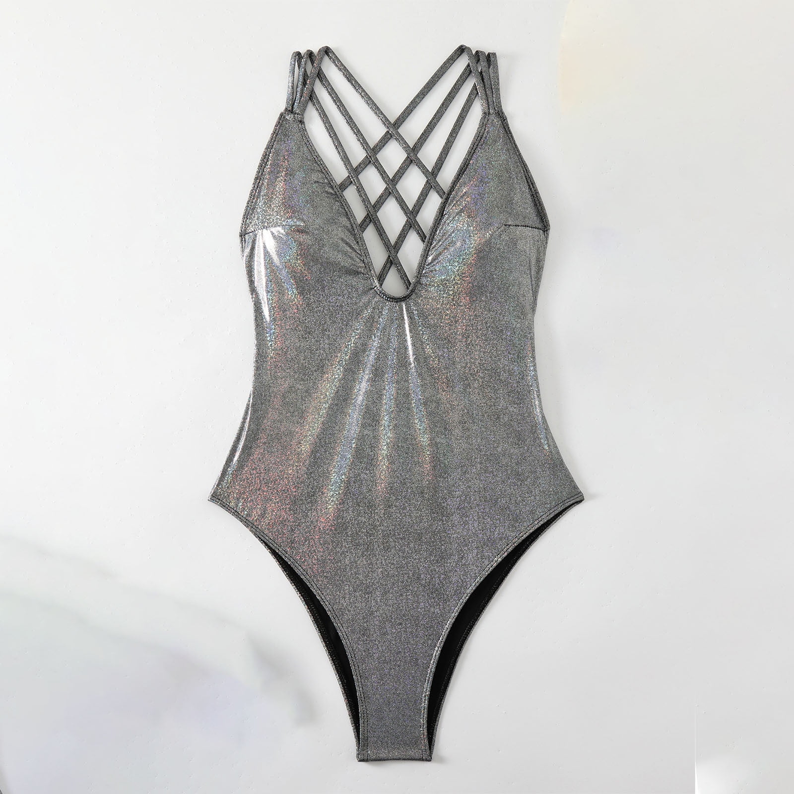 UTSJKR Sexy Swimsuit for Women,Backless Scrunch Butt High