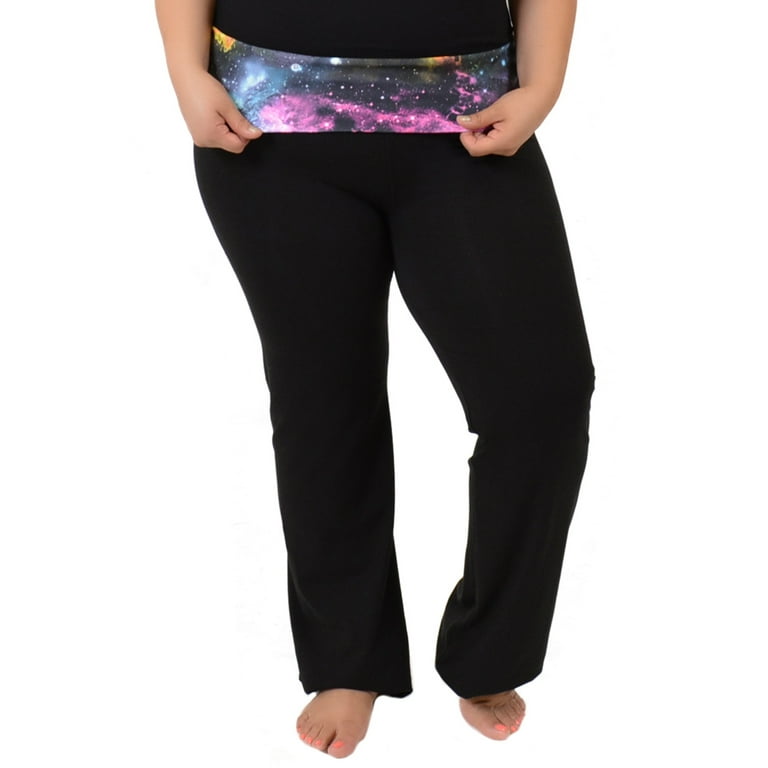 Women's and Girl's Cotton Yoga Pants, Cotton / Spandex, Child Small 6 -  Adult Plus Size 7X