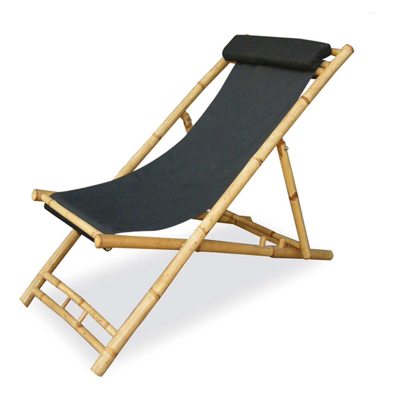 Heather Ann Creations Waimea Bamboo Sling Folding Beach Chair Set Of 2 Walmart Com Walmart Com