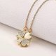 thumbnail image 3 of Lucky four-leaf clover necklace for women, heart-shaped titanium steel clavicle chain for friends and besties as birthday gifts, 3 of 4