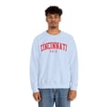 thumbnail image 5 of Cincinnati Ohio Sweatshirt Gifts Crew Neck Shirt Long Sleeve Unisex, 5 of 7