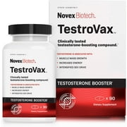 Novex Biotech Testrovax - Best Testosterone Booster for Men - Vitamins for Men - Boost Testosterone for Men - Test Booster - Increase Testosterone- 2700mg, 1 Pack - 90 Count