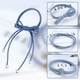 thumbnail image 3 of GOOHOCHY 12 gomas elásticas para el pelo para coletas de pelo rizado en diferentes estilos (azul claro), 3 of 8