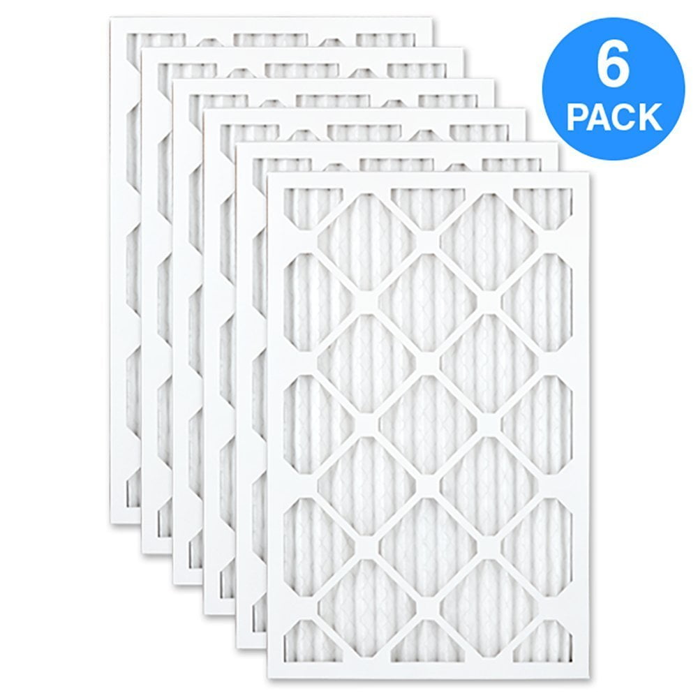 Pack of 6 Made in the USA 16x25x1 Merv 8 Pleated AC Furnace Filters