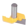 thumbnail image 3 of 1/2-Inch Shank Carbon Steel & Alloy Bottom Cleaning Router Bit - 2.24in Diameter, 19/32in Blade Depth, Multifunctional Woodworking Tool for Planing, Resurfacing, Trimming & Grooving in Hardwood,, 3 of 6