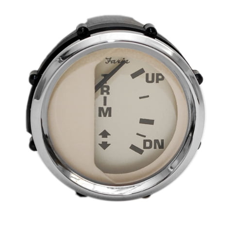 Faria Boat Trim Gauge GP9230A | Euro Beige Mercury Volvo Yamaha 2 Inch
