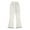 White, variant on Generic Kids Skinny High-Waist Bell Bottom Jeans Girls Elasticated Waist Flared Pants Tollder Girl High Elastic Waist Flare Leg Pants Casual Long Bell Bottom Trousers