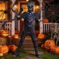thumbnail image 6 of SHOWONSKY Superhero Suit Classic Spider Pattern Body Suit for Stage Performance Halloween Party Role Play Dress Up Show Outfit, 6 of 7
