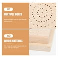 thumbnail image 2 of Minkissy 2pcs Pottery Sculpture Tools Plugboard Khaki for Artists Organizing in DIY Projects, 2 of 6