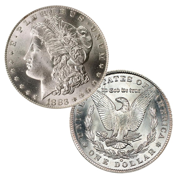 United States Mint 1883 O Morgan Dollar $1 Brilliant Uncirculated - 90% Silver