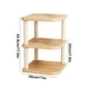 thumbnail image 3 of Organizador de escritorio esquinero | ZJT250119925 Estante de almacenamiento de madera de dos niveles, negro y blanco | Estantería de escritorio con múltiples compartimentos para la oficina, deco, 3 of 5
