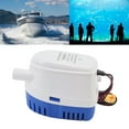 thumbnail image 4 of DC Submersible Pump, Mini Float Switch Integrated Multifunctional DC Auto Bilge Pump  For Aquariums 24V 1.6A 4A Fuse, 4 of 8