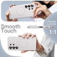 thumbnail image 7 of JETech Magnetic Silicone Case for Samsung Galaxy S26 Ultra, Compatible with MagSafe, Silky Touch (Lunar Rock), 7 of 7