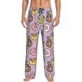 thumbnail image 1 of Balery Cute Donuts Pantalones de pijama para hombre, pijama ultraligero, pantalón de descanso-XX-Large, 1 of 6