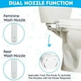 thumbnail image 3 of JEP Bidet Toilet Seat Attachment for Toilets | Bidets for Existing Toilets for Rear & Feminine Cleaning, Easy to Install, Convenient, and Power Free, 3 of 6