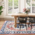 thumbnail image 2 of Haperlare Washable Rug Soft Area Rugs for Living Room Vintage Medallion Area Rug Low Pile Vintage Bedroom Rug, 8' x 10' Pink, 2 of 6