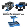 thumbnail image 3 of Support de Réparation de Voiture RC, Poste de Travail en Alliage d'Aluminium avec Plaque à Vis, Plateaux à Vis et Design à Trois Compartiments pour Voitures RC 1/18 1/24 SCX24, FCX24, Non Assemblé, 3 of 7