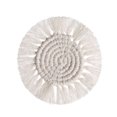 thumbnail image 1 of Moluckfu Posavasos Redondo Beige De Tejido Para Protección De Con Estilo Clásico, 1 of 8