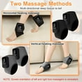 thumbnail image 3 of 2PCS Foot Massager with Smart Timer, 3-in-1 Wire-Less Portable Vibrating Heated Feet Massagers for Neuropathy Pain Relief & Ankle Relaxation & Blood Circulation in Home Office Travel (Black), 3 of 6