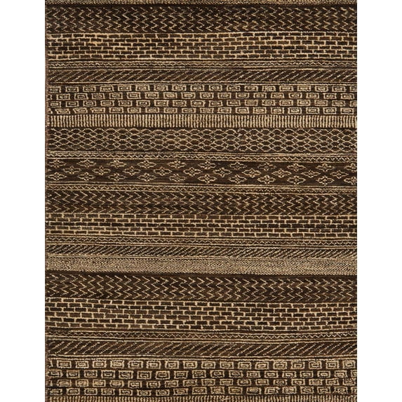 Ahgly Company Indoor Rectangle Abstract Red Oriental Area Rugs, 2' x 3'