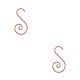 thumbnail image 1 of sweethay Ganchos en forma de S de metal Remolino Adorno Percha Árbol de Navidad Decoración Accesorios rojo 2piezas sweethay CBP133448, 1 of 5