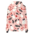 thumbnail image 7 of Womens Christmas Graphic Hoodies Plus Size Hoodies with Pocket Loose Buttoned Long Sleeve Sweatshirt Tops, 7 of 7